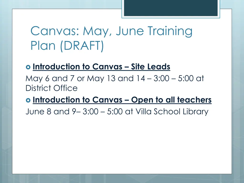 canvas may june training plan draft