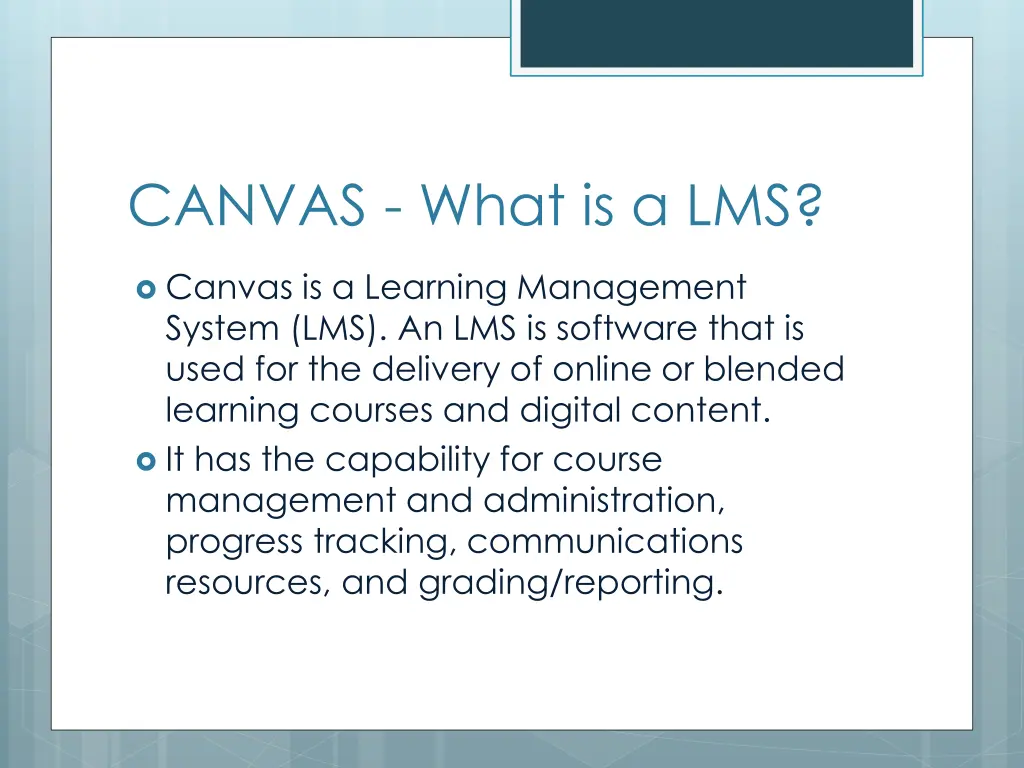 canvas what is a lms