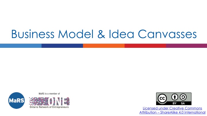 business model idea canvasses
