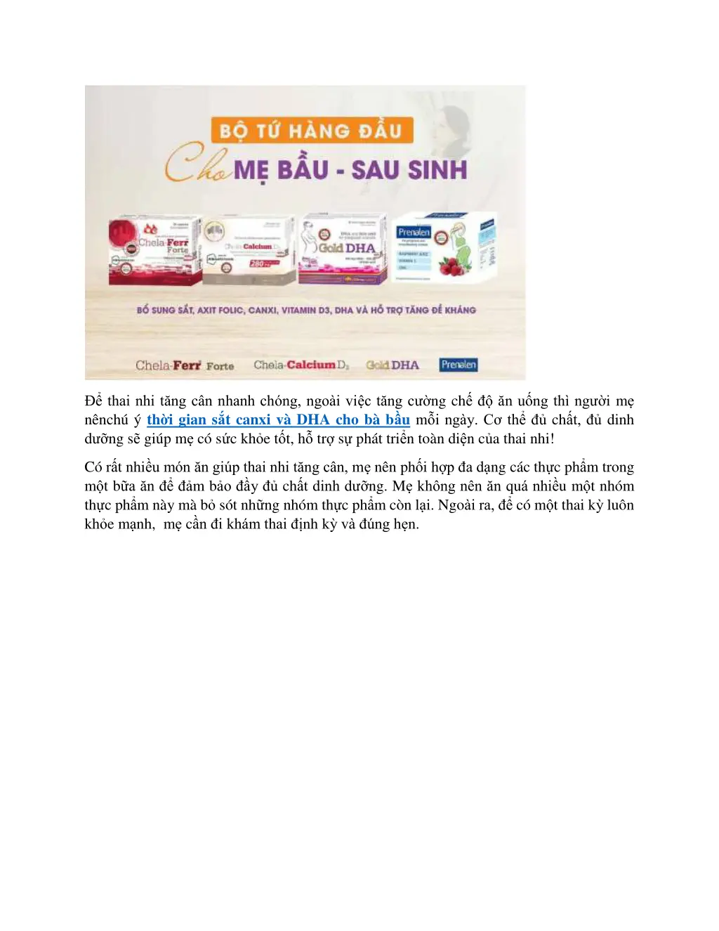 thai nhi t ng c n nhanh