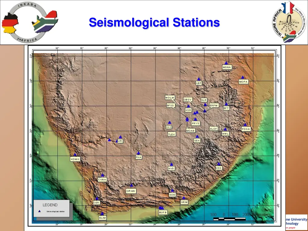 seismological stations