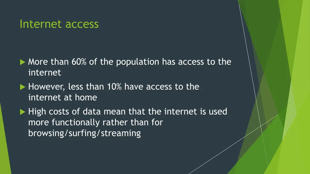 internet access