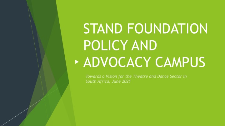 stand foundation policy and advocacy campus