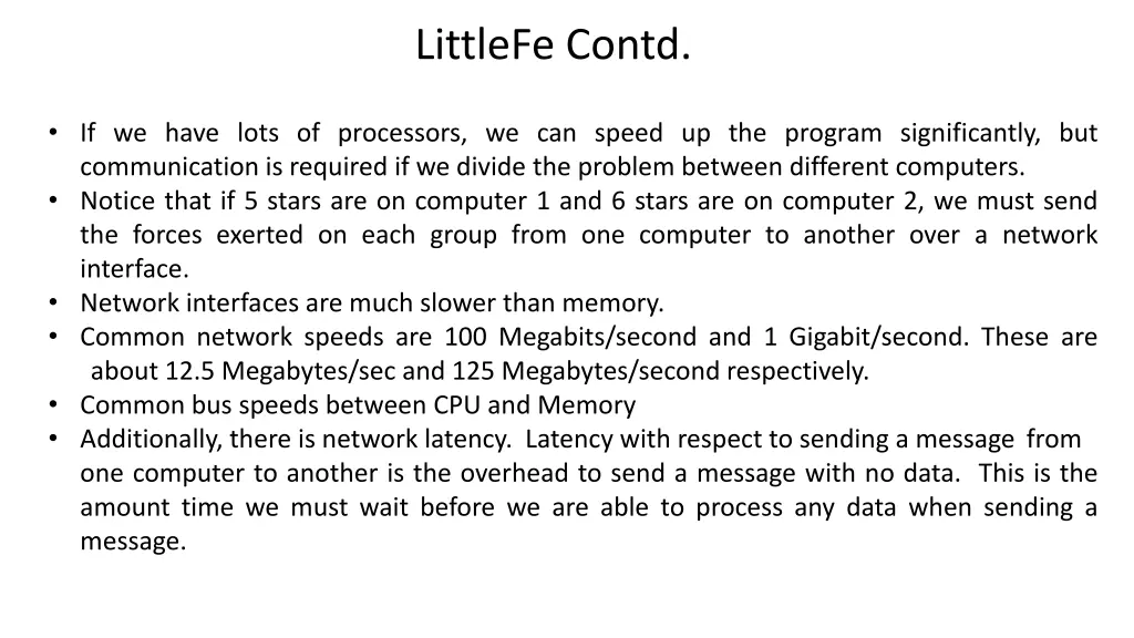 littlefe contd