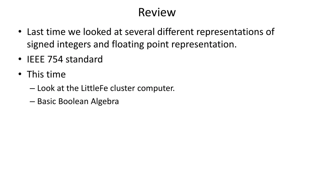 review