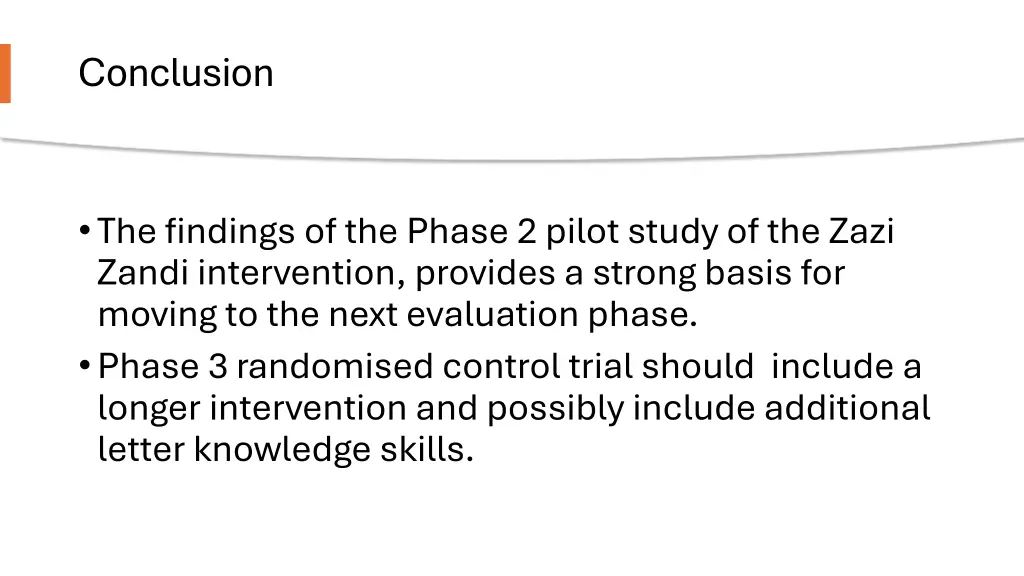 conclusion