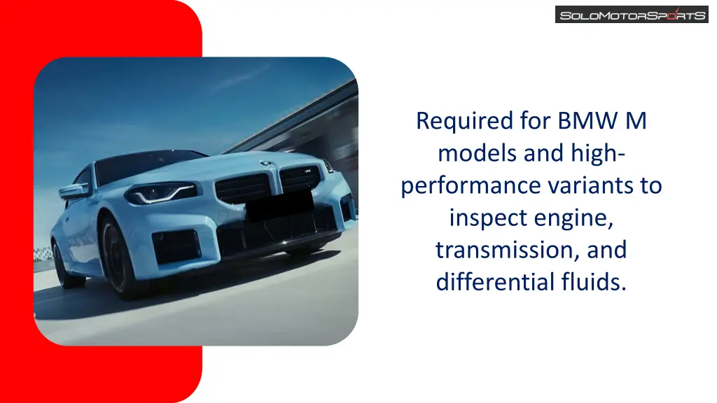 required for bmw m models and high performance