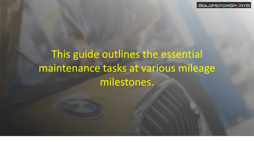 this guide outlines the essential maintenance