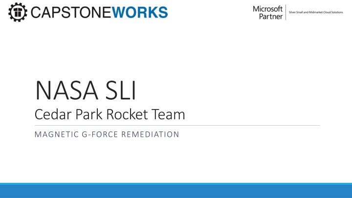 nasa sli cedar park rocket team