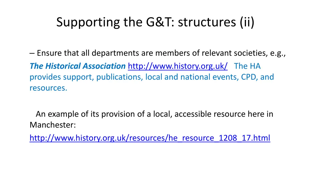 supporting the g t structures ii