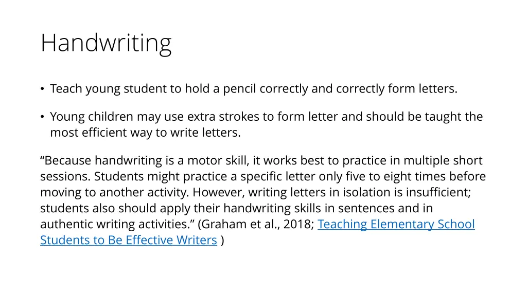 handwriting