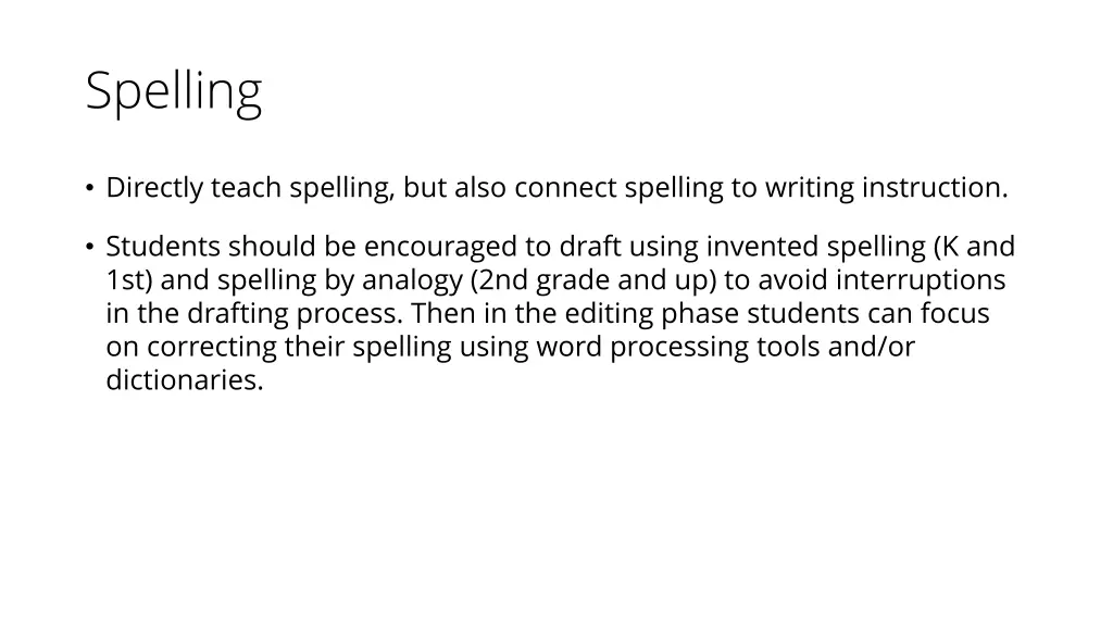 spelling