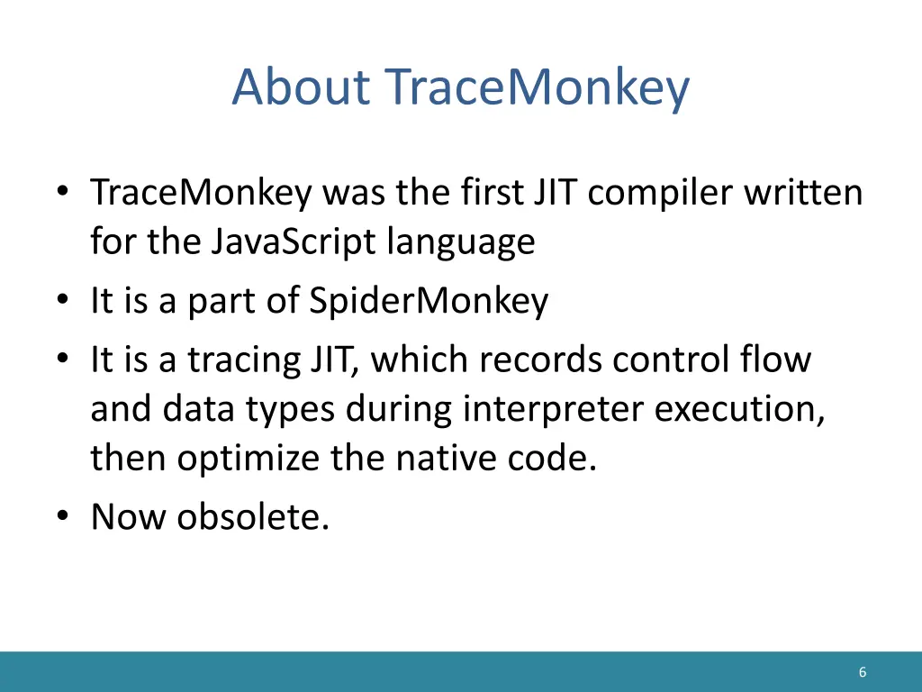about tracemonkey