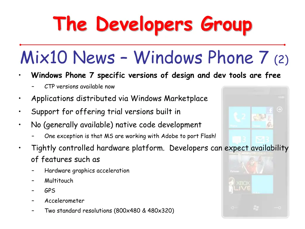 the developers group 3