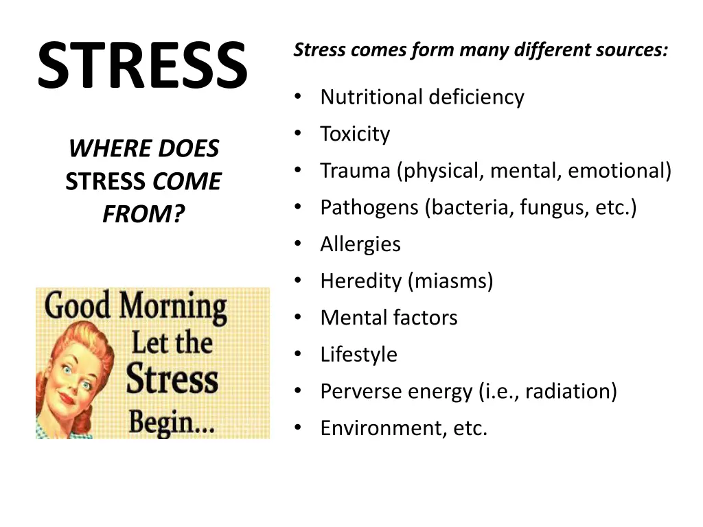 stress