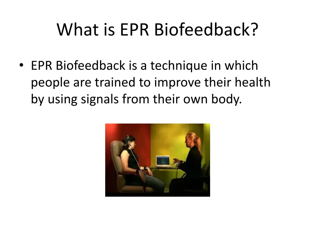 what is epr biofeedback