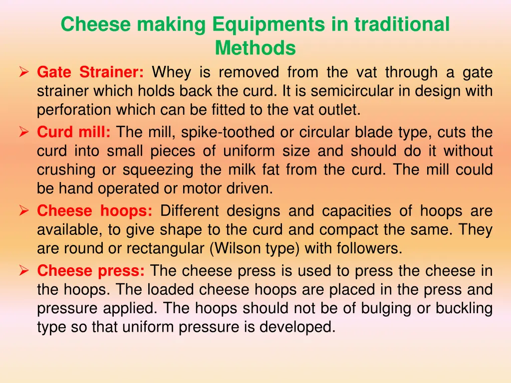 cheese making equipments in traditional methods 1