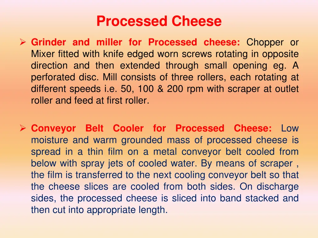 processed cheese