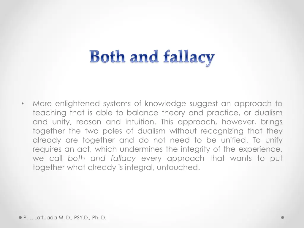 both and fallacy 1