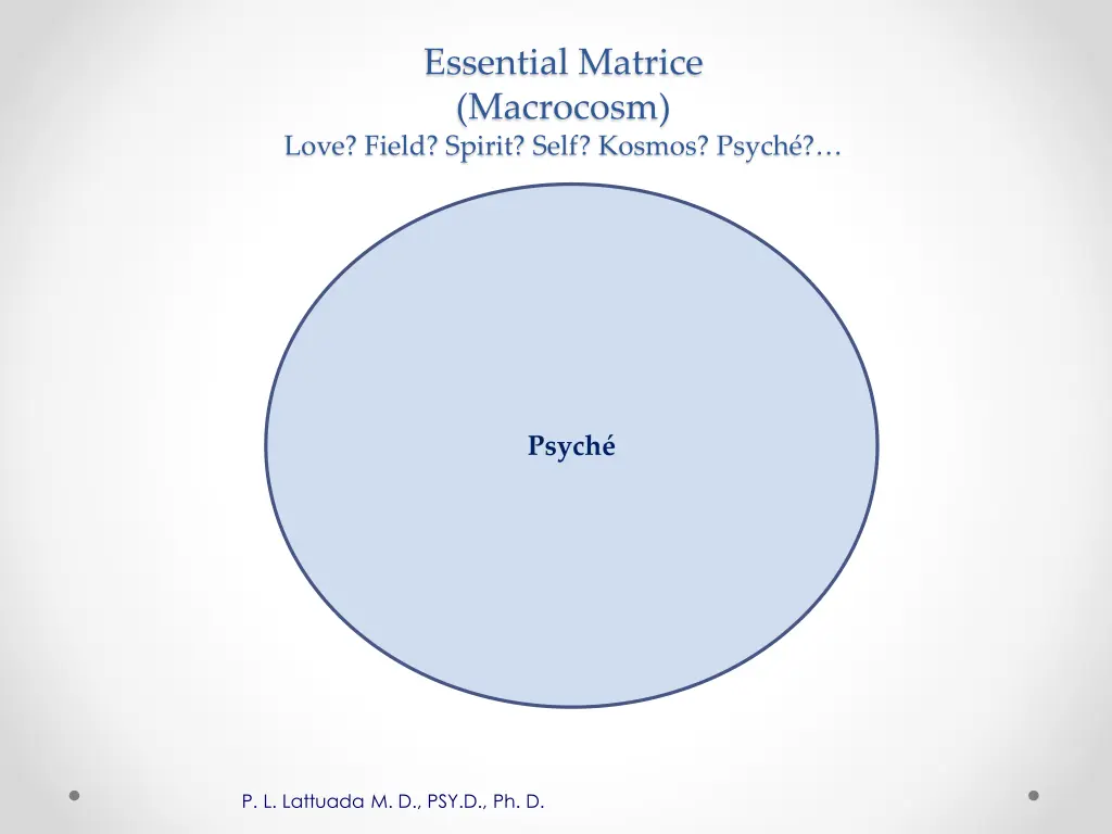 essential matrice macrocosm love field spirit