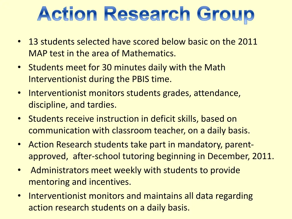 action research group