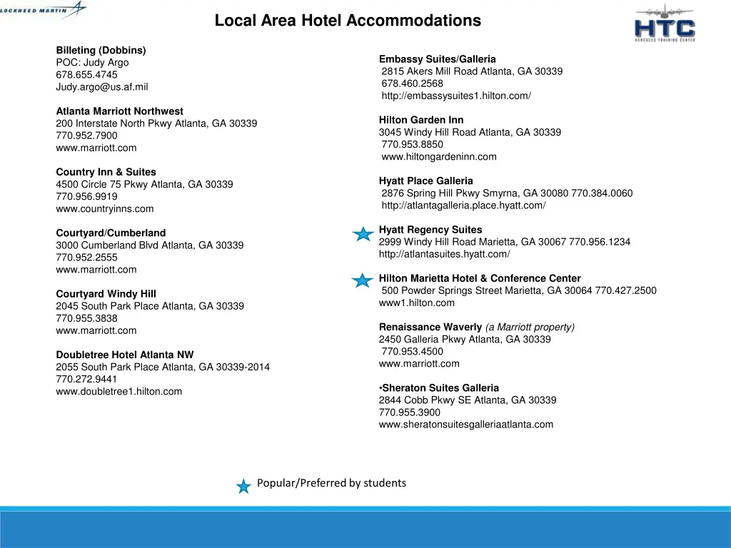 local area hotel accommodations