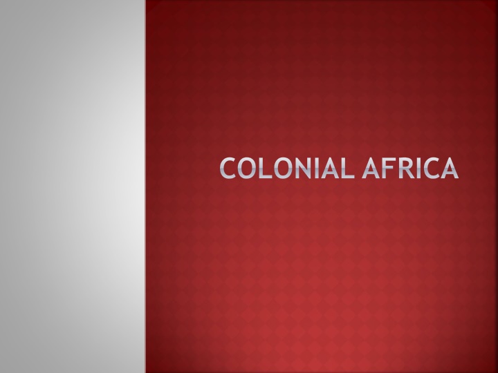 colonial africa