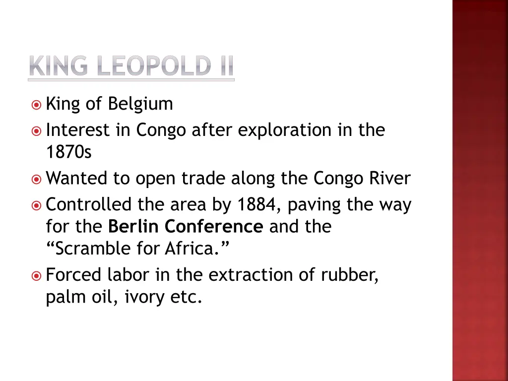 king leopold ii
