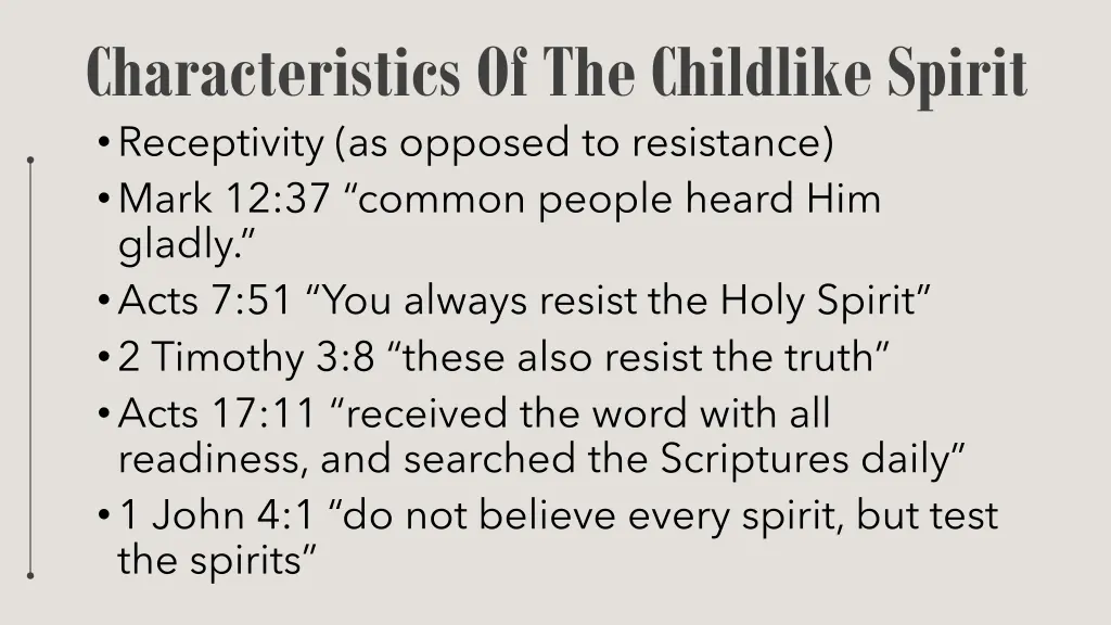 characteristics of the childlike spirit 2