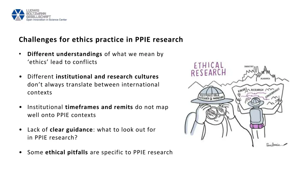 challenges for ethics practice in ppie research