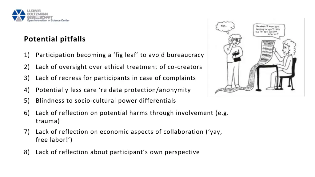 potential pitfalls