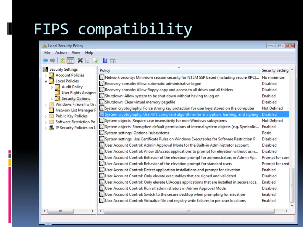 fips compatibility