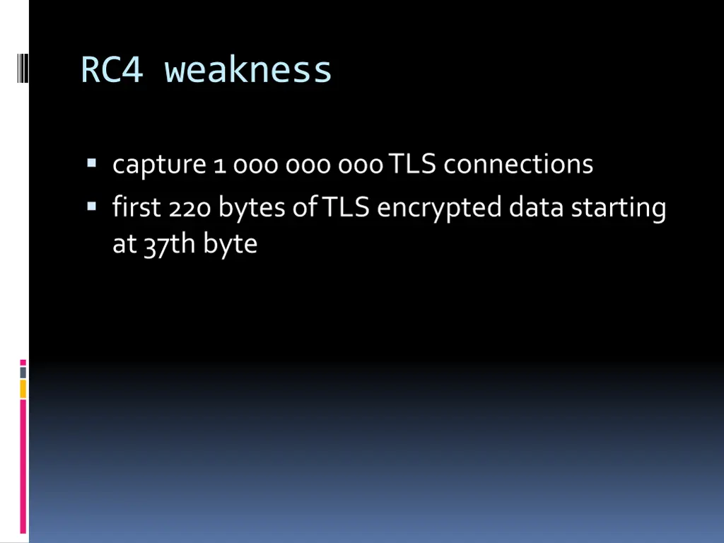 rc4 weakness