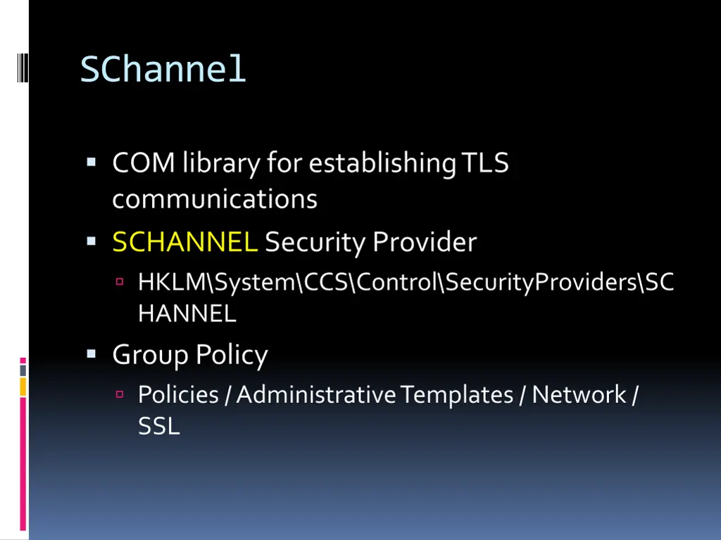 schannel