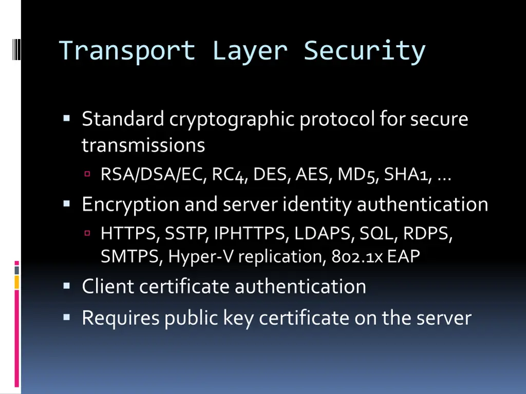 transport layer security
