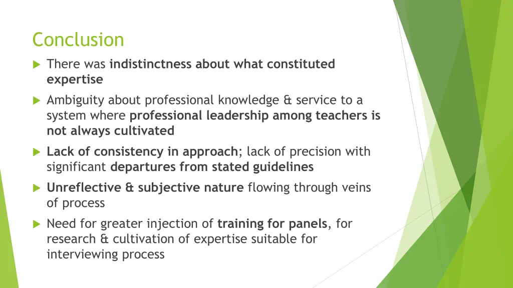 conclusion