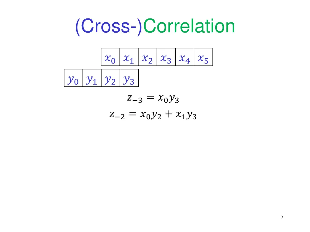 cross correlation 2
