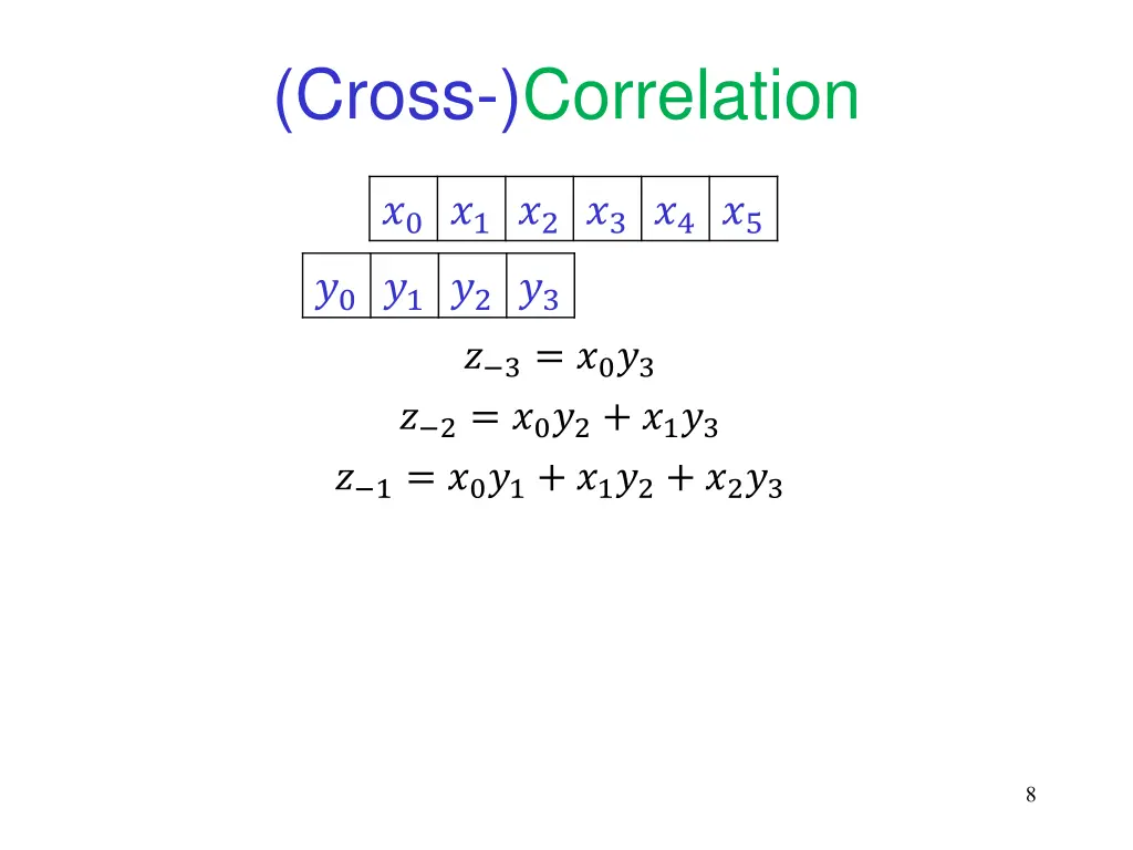 cross correlation 3