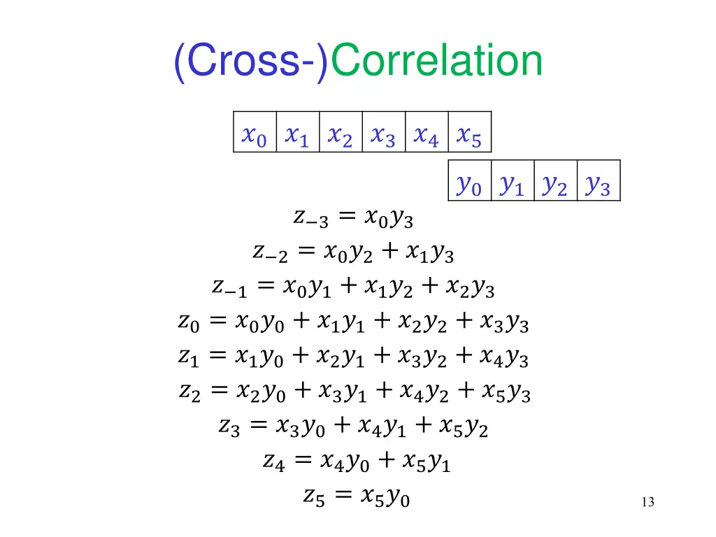 cross correlation 8