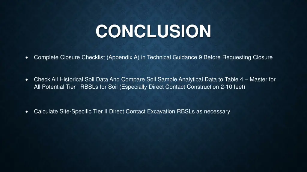 conclusion