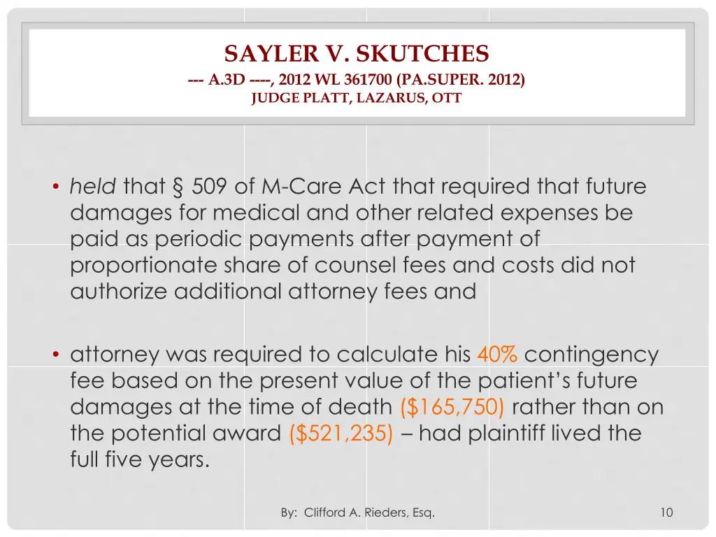 sayler v skutches a 3d 2012 wl 361700 pa super 3