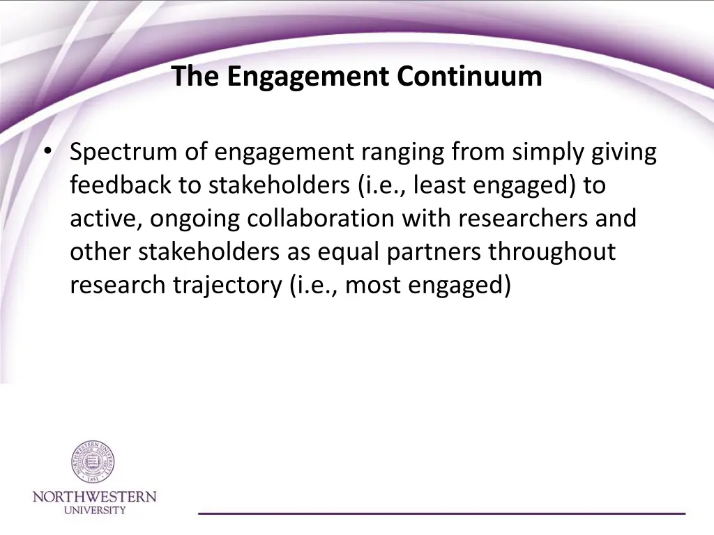 the engagement continuum