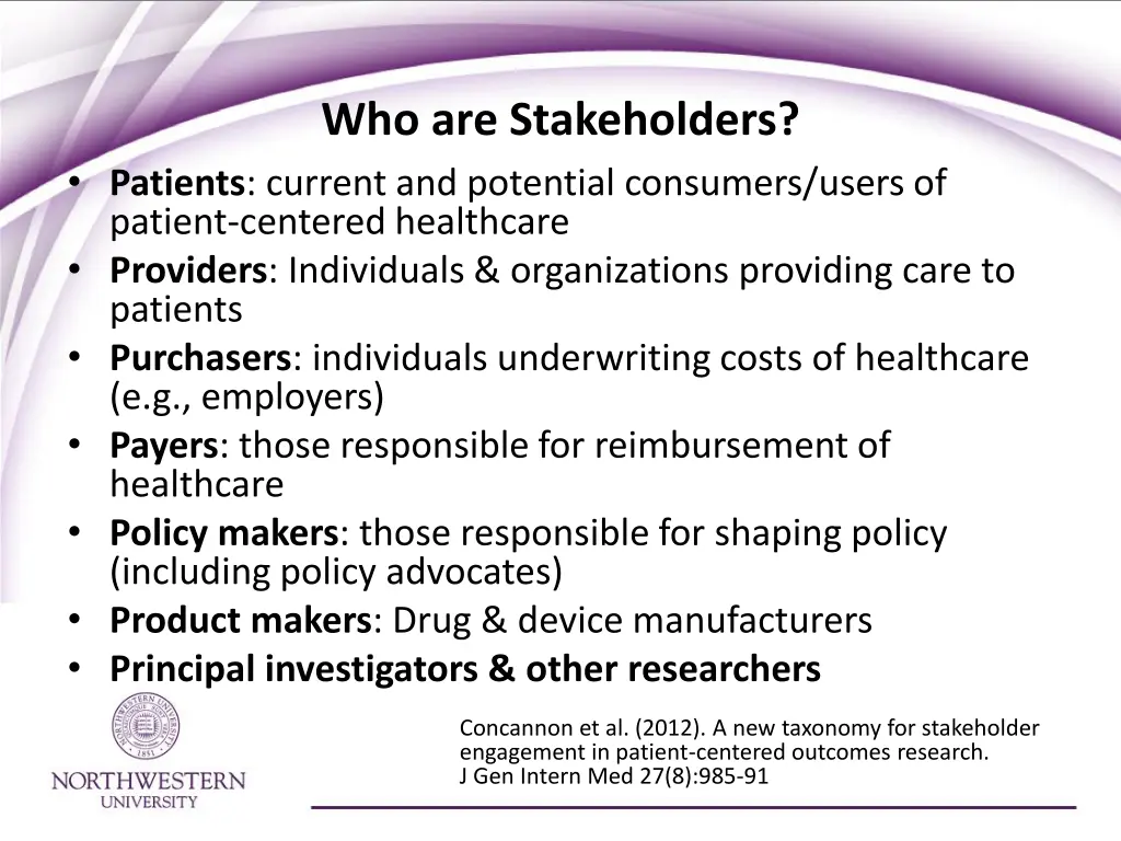 who are stakeholders