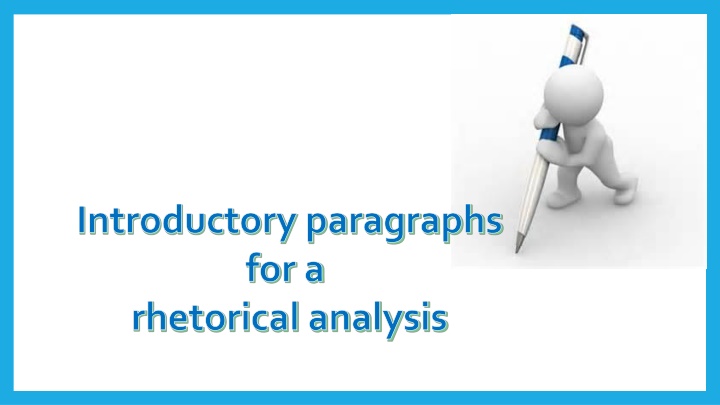 introductory paragraphs for a rhetorical analysis