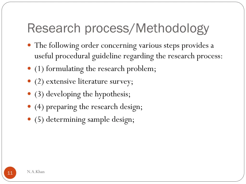 research process methodology