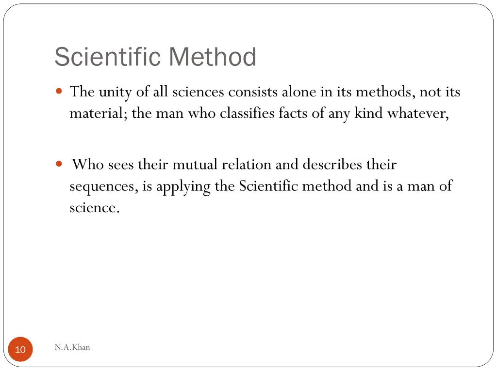 scientific method