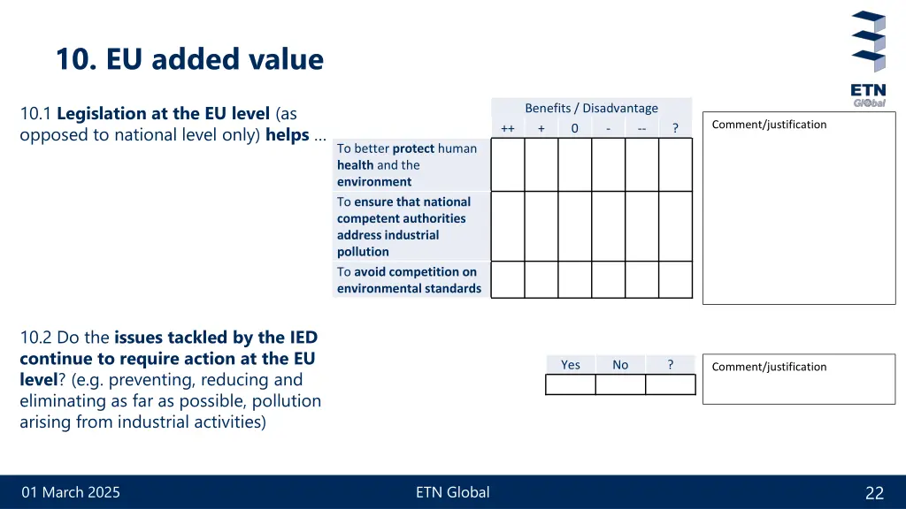 10 eu added value