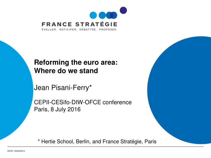 reforming the euro area where do we stand