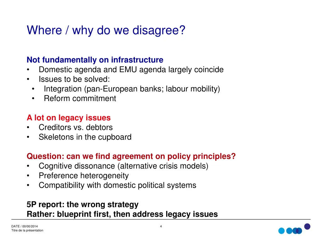 where why do we disagree