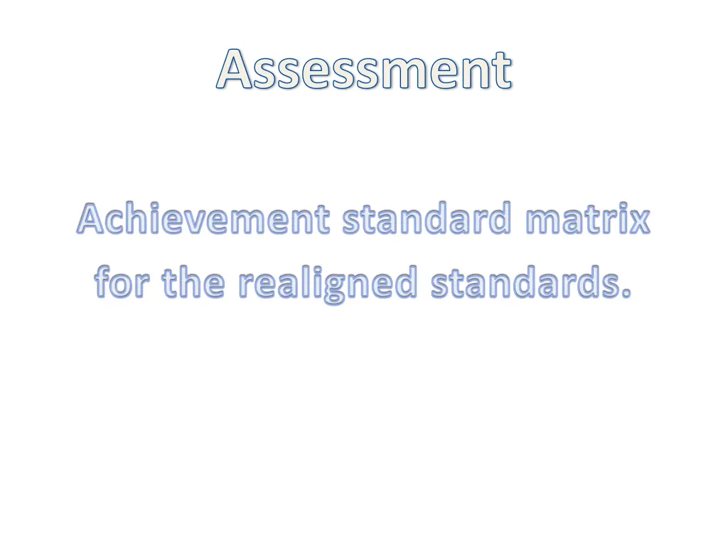 assessment